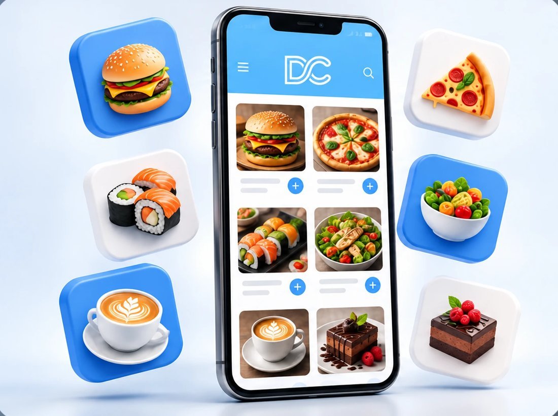 App de Digital Chef con la carta de un restaurante